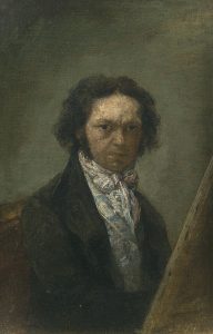 Autoretrato de Goya, 1795, cuando tenía 49 años