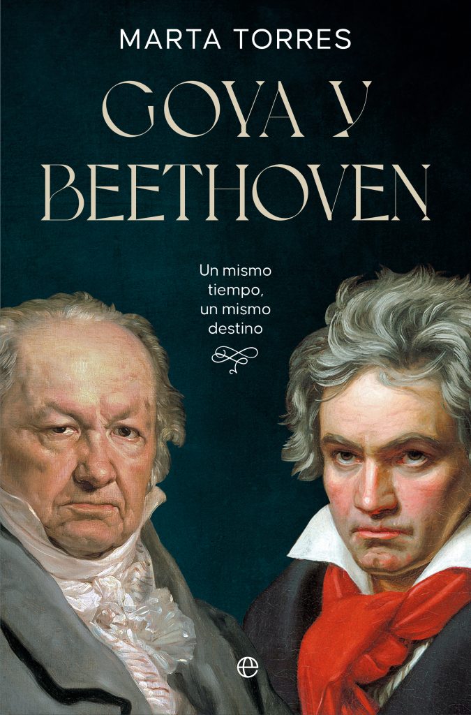 Portada de libro Goya y Beethoven por Marta Torres